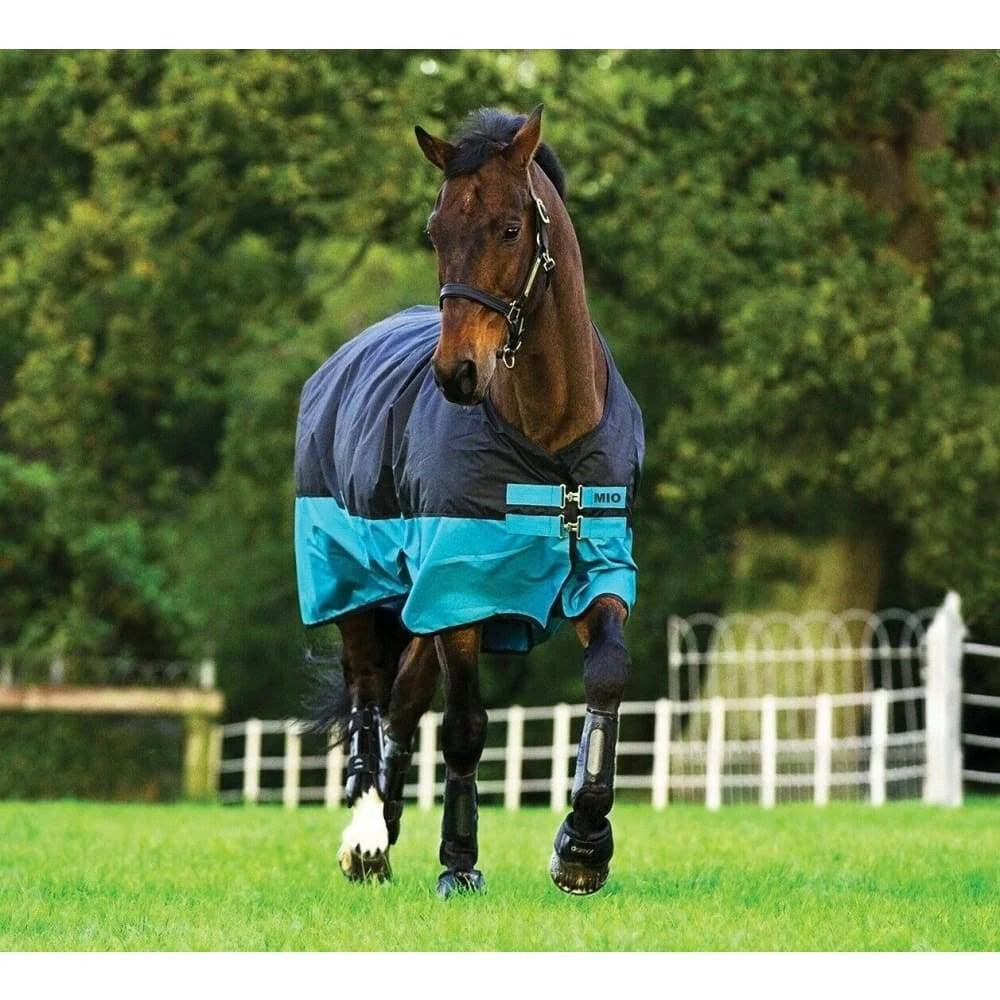 Mio Turnout Sheet Lite 81 Dark Blue/Aqua - Image 3