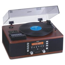 Teac Lp-r550usb CD Recorder Cassette Turntable Walnut