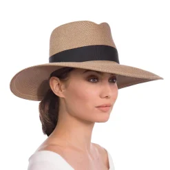 Alternative view of Eric Javits Daphne Hat – Natural/Black