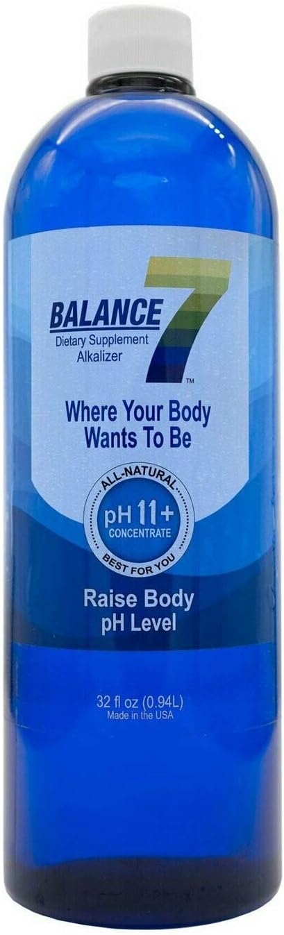 Balance 7 – Alkaline Dietary Supplement – 11+ pH Alkalizing Concentrate and pH Booster Mineral Liquid – pH Balancer (16 fl oz, 6 Bottles) Pack of 2 - Image 8