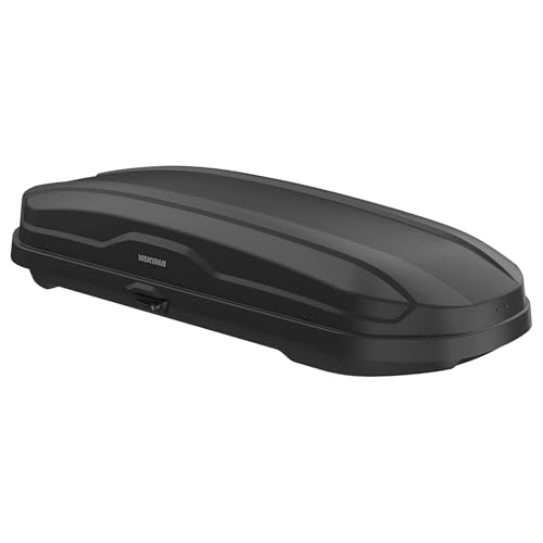 Yakima Roof Cargo Carrier, Vehicle Rooftop Hard Shell Travel Storage Box with SKS Lock, SkyBox NX XL, 18 Cubic Feet, Black - Image 5