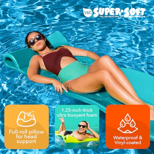 TRC Recreation Foam Swimming Pool Float, Floating Water Lounger, Splash 1.25?? - Image 46