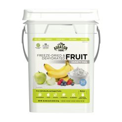 Augason Farms Freeze Dried and Dehydrated Fruit Variety Pail?? 86 Servings?? Emergency Food