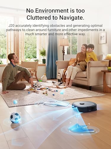 Eureka J15 Pro Ultra Robot Vacuum and Mop with Self Emptying Base, 16,200 Pa Suction, Flex-Arm Design Mop, Auto Mop Hot Water Washing & Hot Air Drying, Anti-Tangle, AI Obstacle Avoidance, Black - Image 14