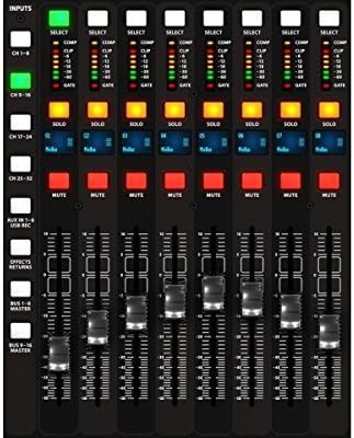 BEHRINGER, X-32 Compact 40-Input 25-Bus Digital Mixing Console with 16 Programmable Midas Preamps Black, (X32COMPACT) - Image 9