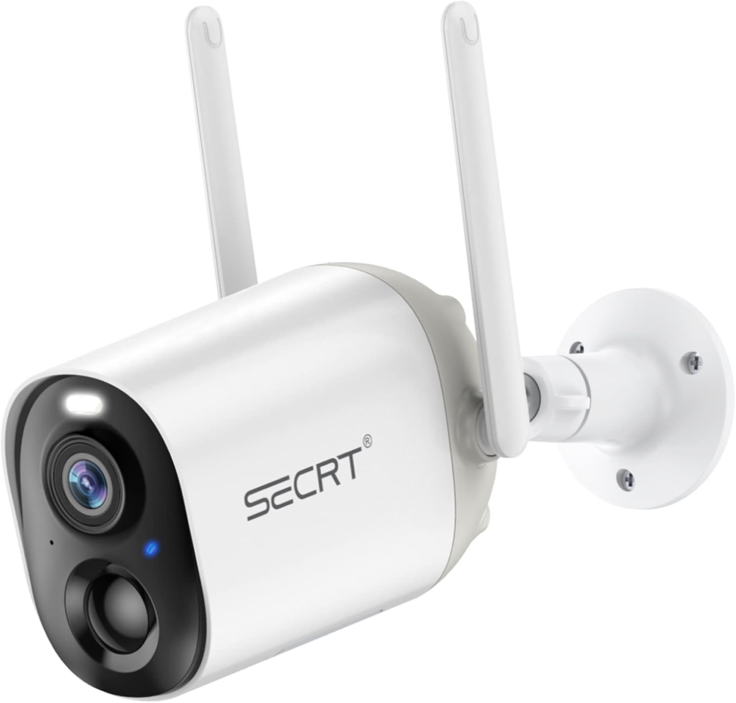 Wireless Outdoor Security Camera, SECRT Battery Powered 1080P WiFi Surveillance Cameras for Home Security System, Color Night Vision, Motion Detection, Siren Alarm and Spotlight, 2-Way-Talk,Waterproof
