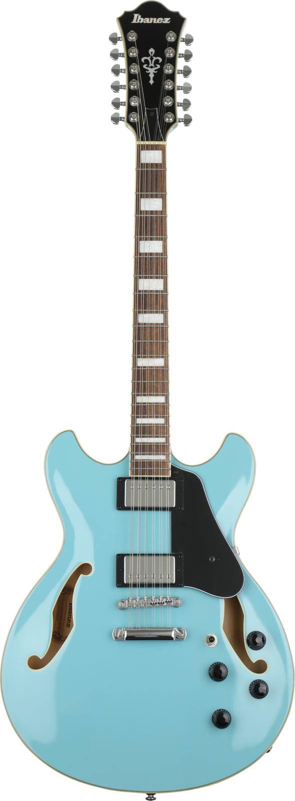 Ibanez Artcore AS7312 Electric Guitar, 12-String, Mint Blue