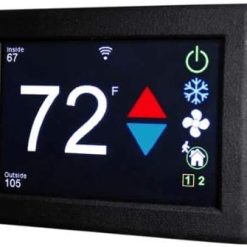 Micro-Air EasyTouch Digital RV Thermostat Wireless WiFi ASY-352C-X03 (Black)