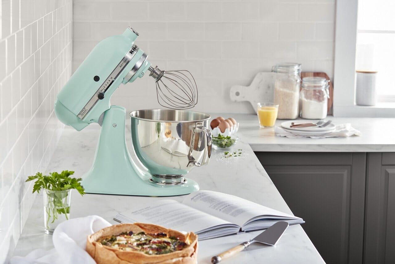 KitchenAid Artisan Series 5 Quart Tilt Head Stand Mixer with Pouring Shield KSM150PS, Cast Iron - Image 68