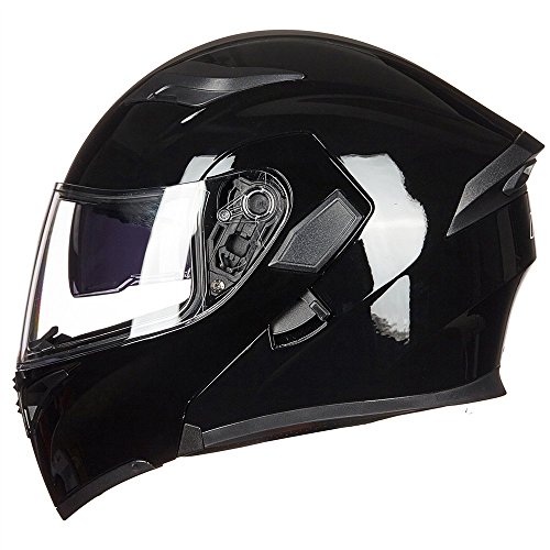 ILM Motorcycle Dual Visor Flip up Modular Full Face Helmet DOT 6 Colors Model 902 - Image 12