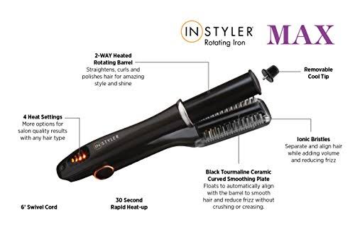 Instyler Max 2-Way Rotating Iron, Pink - Image 4