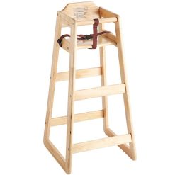Alternative view of Winco CHH-601 Wooden Pub Height High Chair 41×22