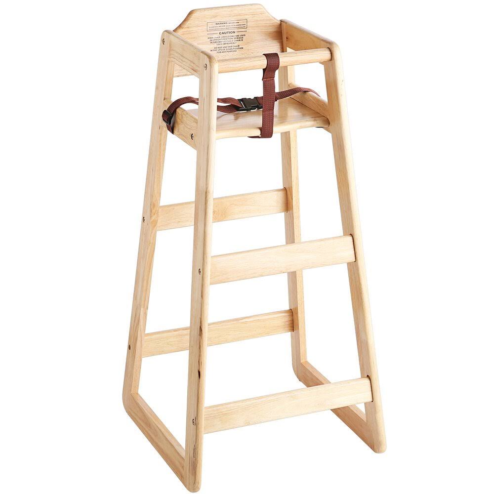 Winco CHH-601 Wooden Pub Height High Chair 41×22 - Image 2