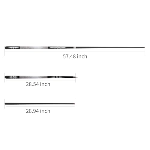 Fiberglass Graphite Composite Billiard Pool Cue Sticks 18oz 19oz 20oz 21oz 58inch - Image 9