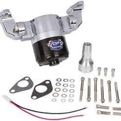 Chevy Small Block Electric Water Pump – 35 GPM, Chrome Aluminum, 283, 327, 350, 400, SBC