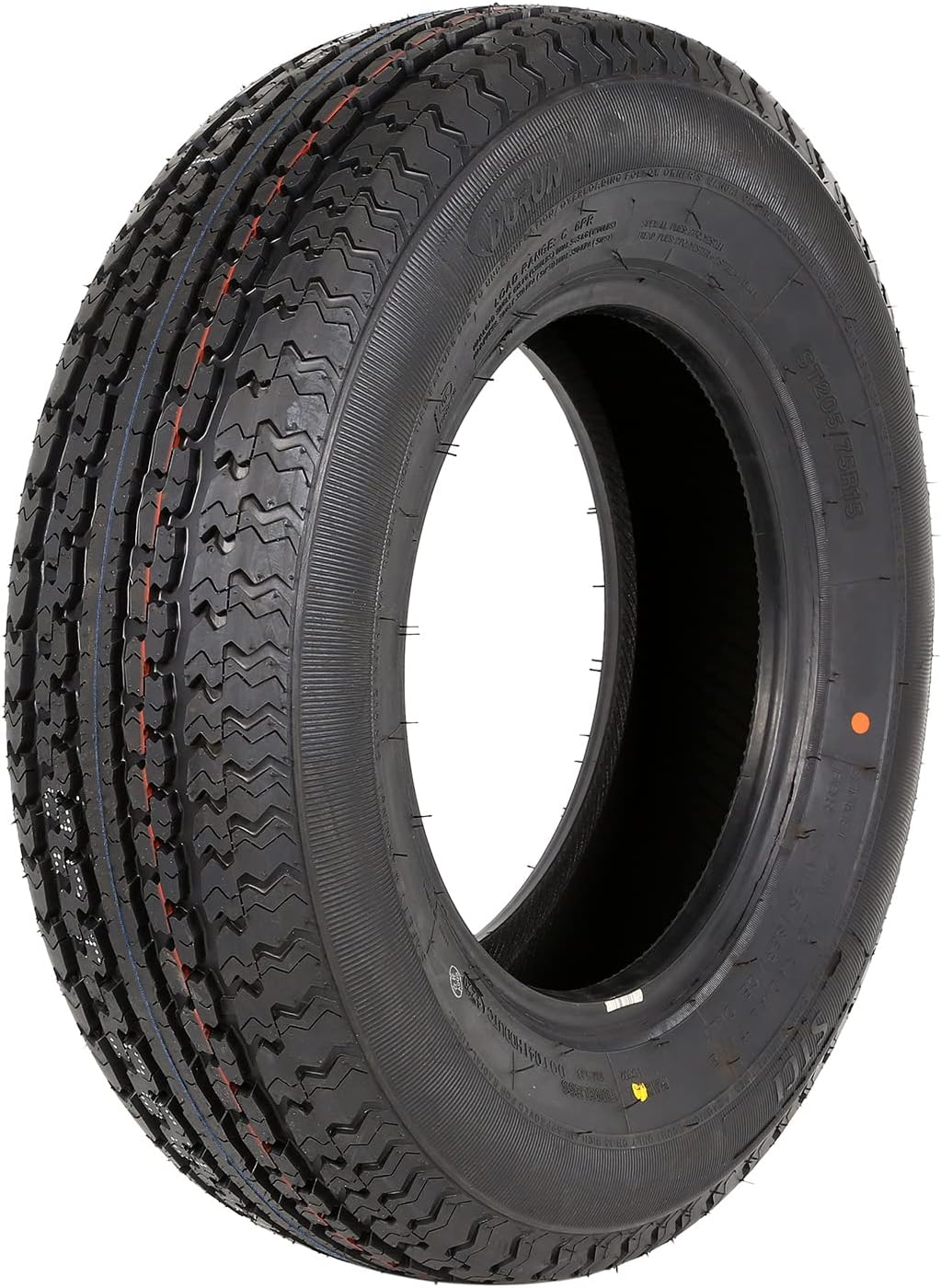 WEIZE ST205 75R15 205 75 r15 Radial Trailer Tire, 8-Ply Load Range D, Set Of 2 - Image 3