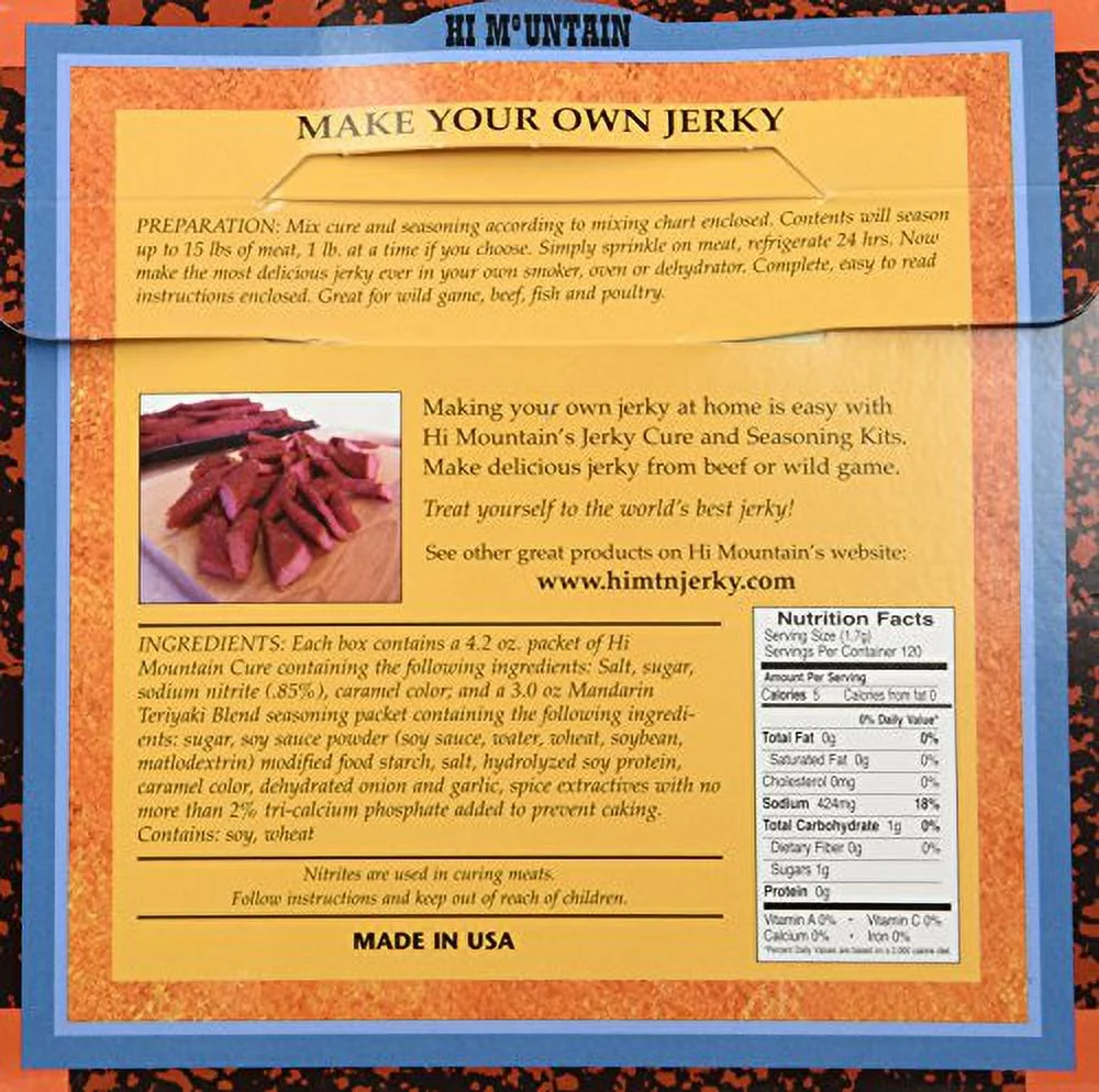 7.2oz Jerky / Seasonings Hi Mountain – Mandarin Teriyaki - Image 2