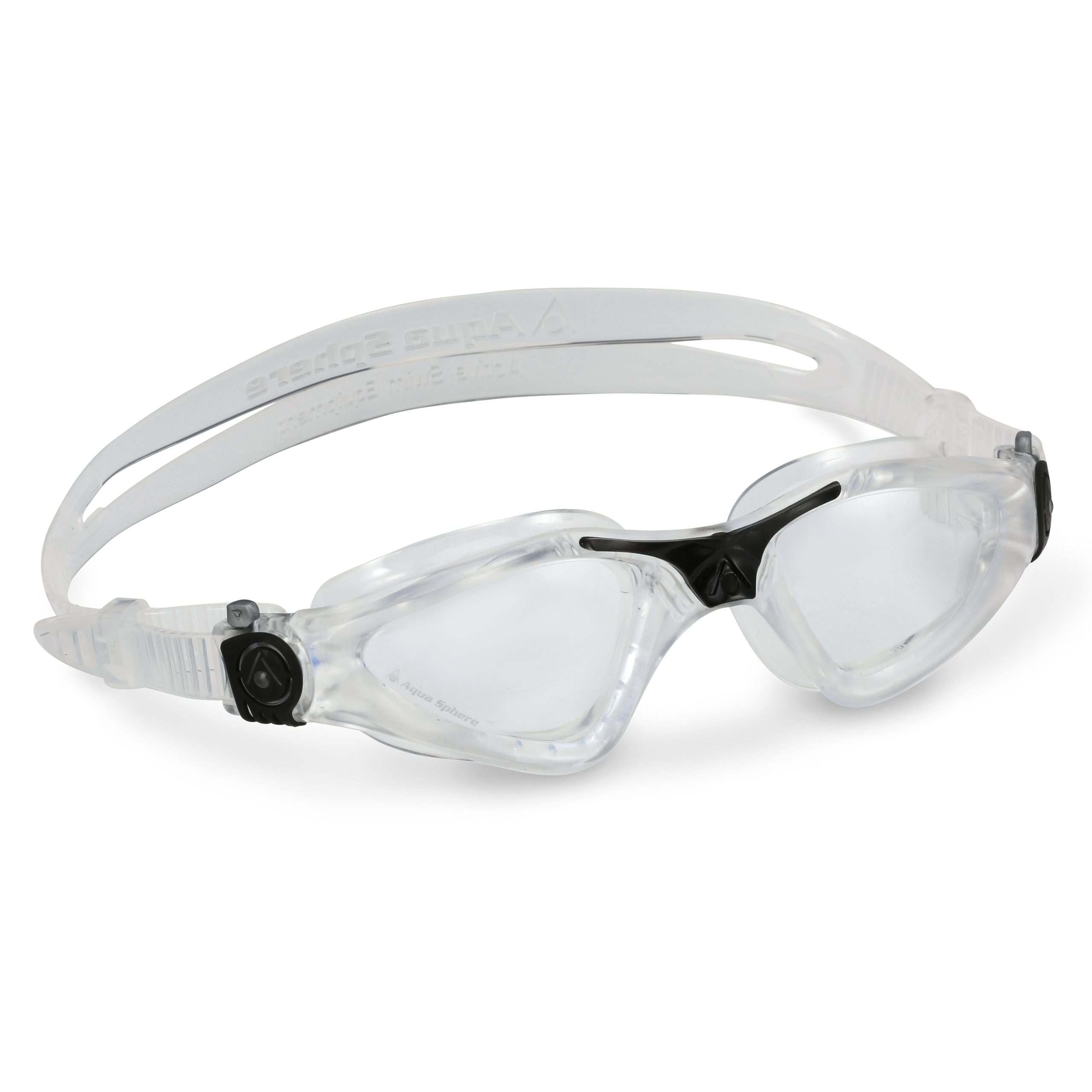 Aqua Sphere Kayenne Goggle with Clear Lens, Clear/Black, Regular