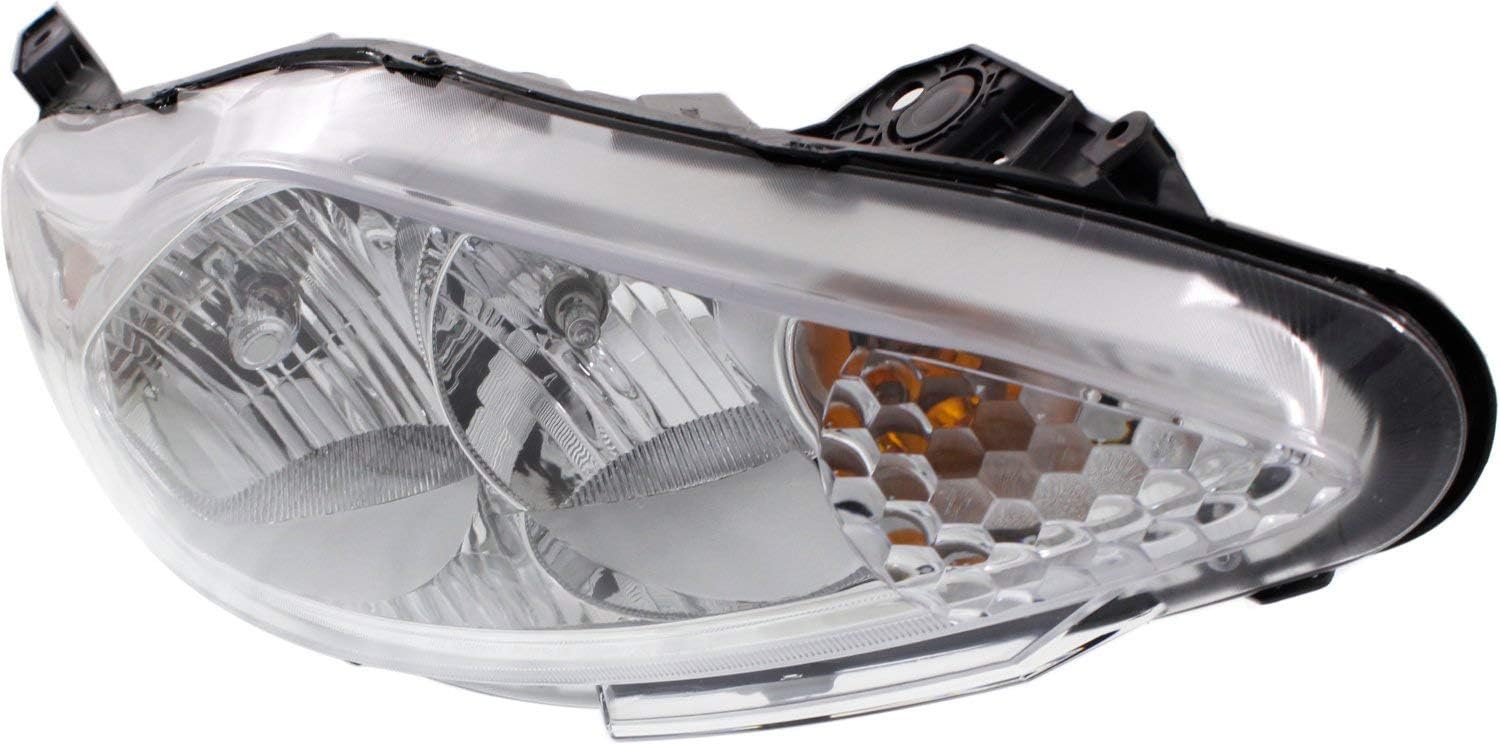 Evan-Fischer Headlight Set of 2 Compatible with 2011-2013 Ford Fiesta Clear Lens Halogen Composite With bulbs CAPA Driver and Passenger Side - Image 4