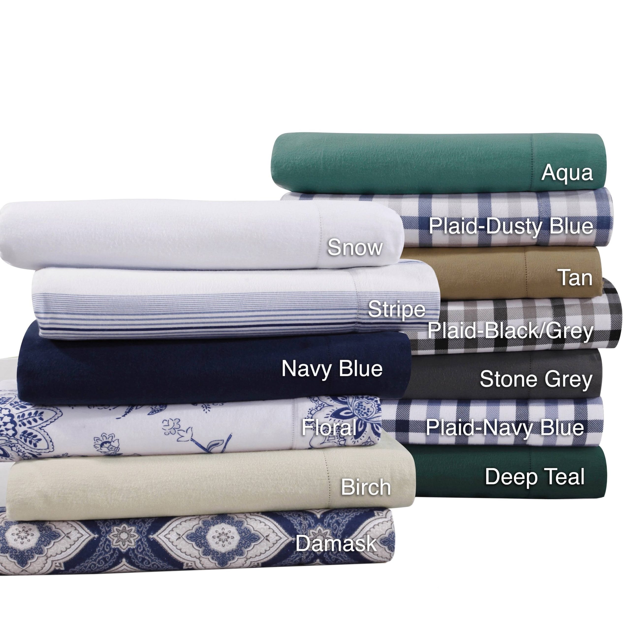 200-gsm Damask Printed Deep Pocket Flannel Sheet Set King - Image 2