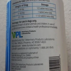 Alternative view of Duralactin Canine 180 Chewable Tablets