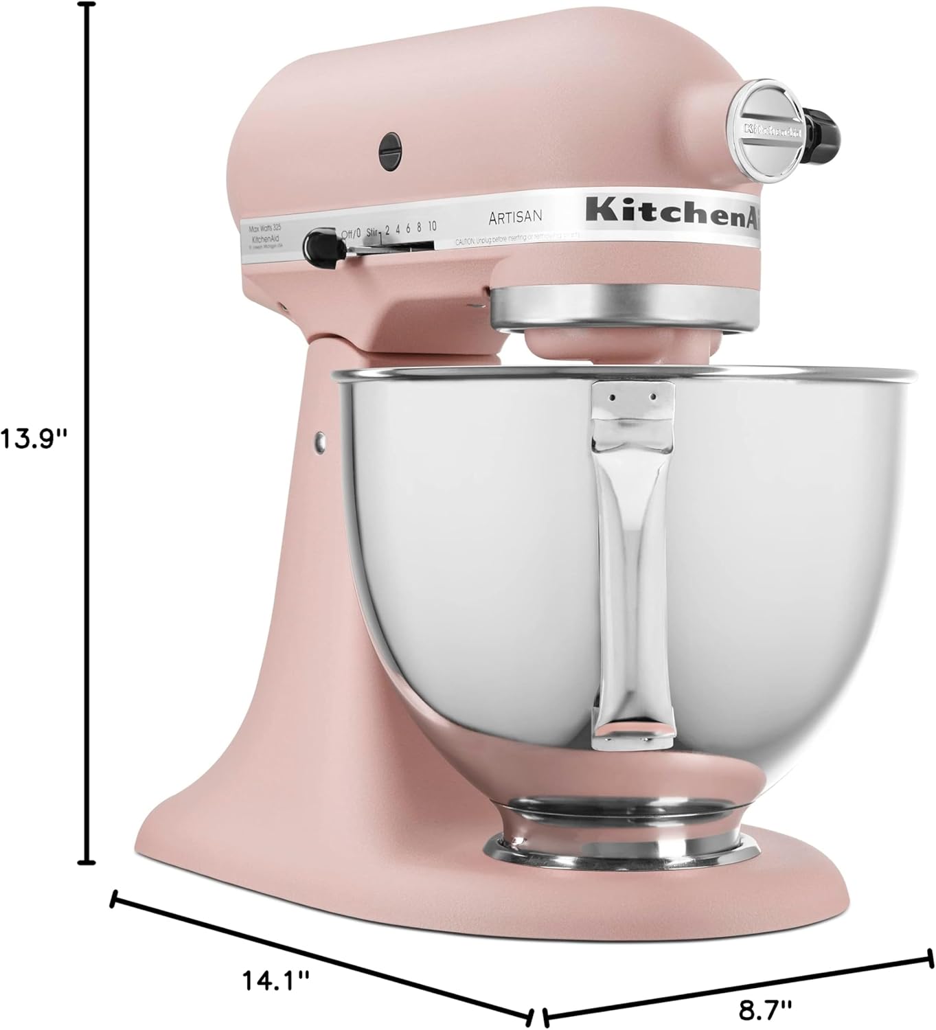 KitchenAid Artisan Series 5 Quart Tilt Head Stand Mixer with Pouring Shield KSM150PS, Cast Iron - Image 65