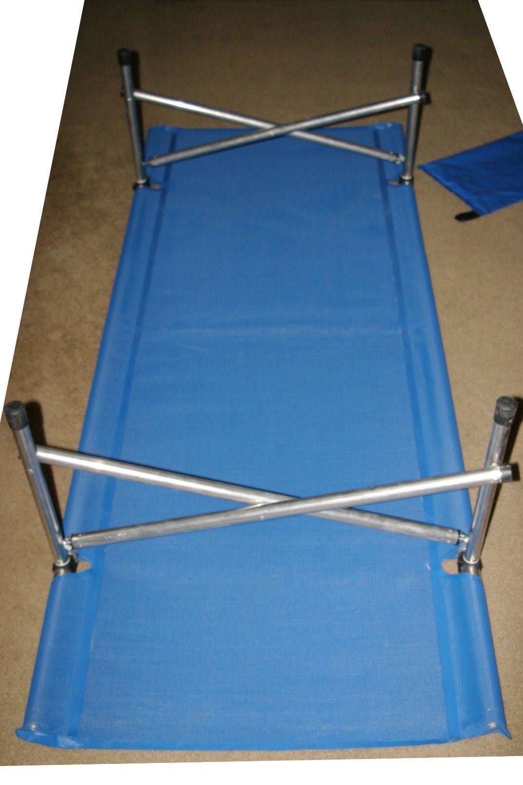 Camp Time Roll-A-Cot Folding Camp Cot, Regular, Royal Blue - Image 8