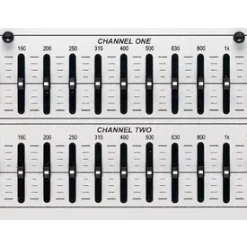 Alternative view of DBX 231S Dual 31 Band Graphic Equalizer Audio Rack Mount EQ+Compressor+Cables