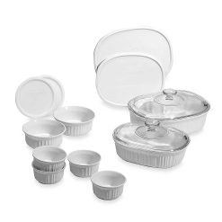 Corningware French White 14-Piece Bakeware Set
