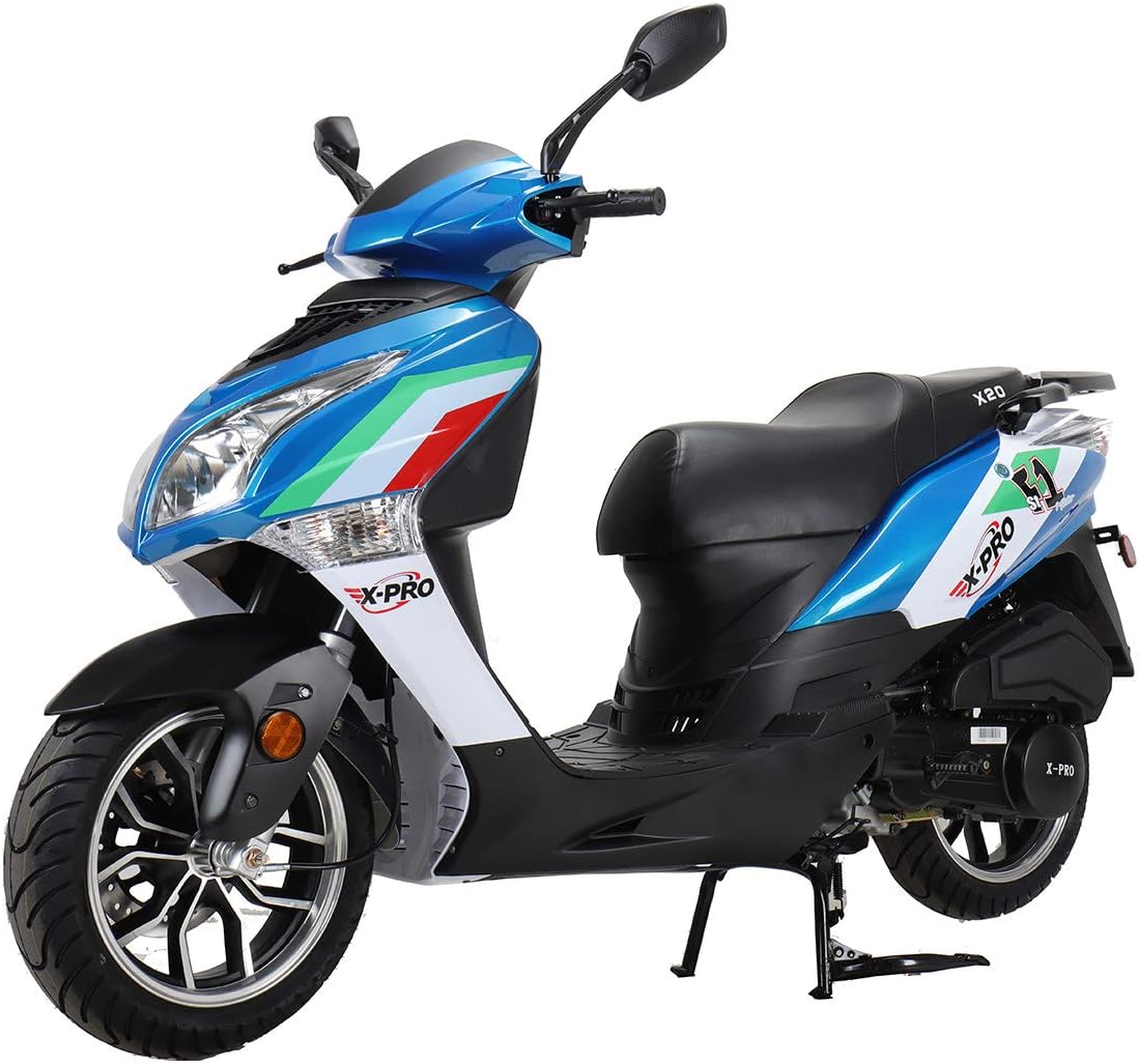 Vehicles X20 150cc Moped Scooter Street Scooter Gas Moped 150cc Adult Scooter Bike with 13 Aluminum Wheels! - Image 2