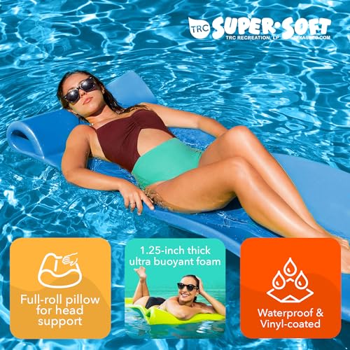 TRC Recreation Foam Swimming Pool Float, Floating Water Lounger, Splash 1.25?? - Image 38