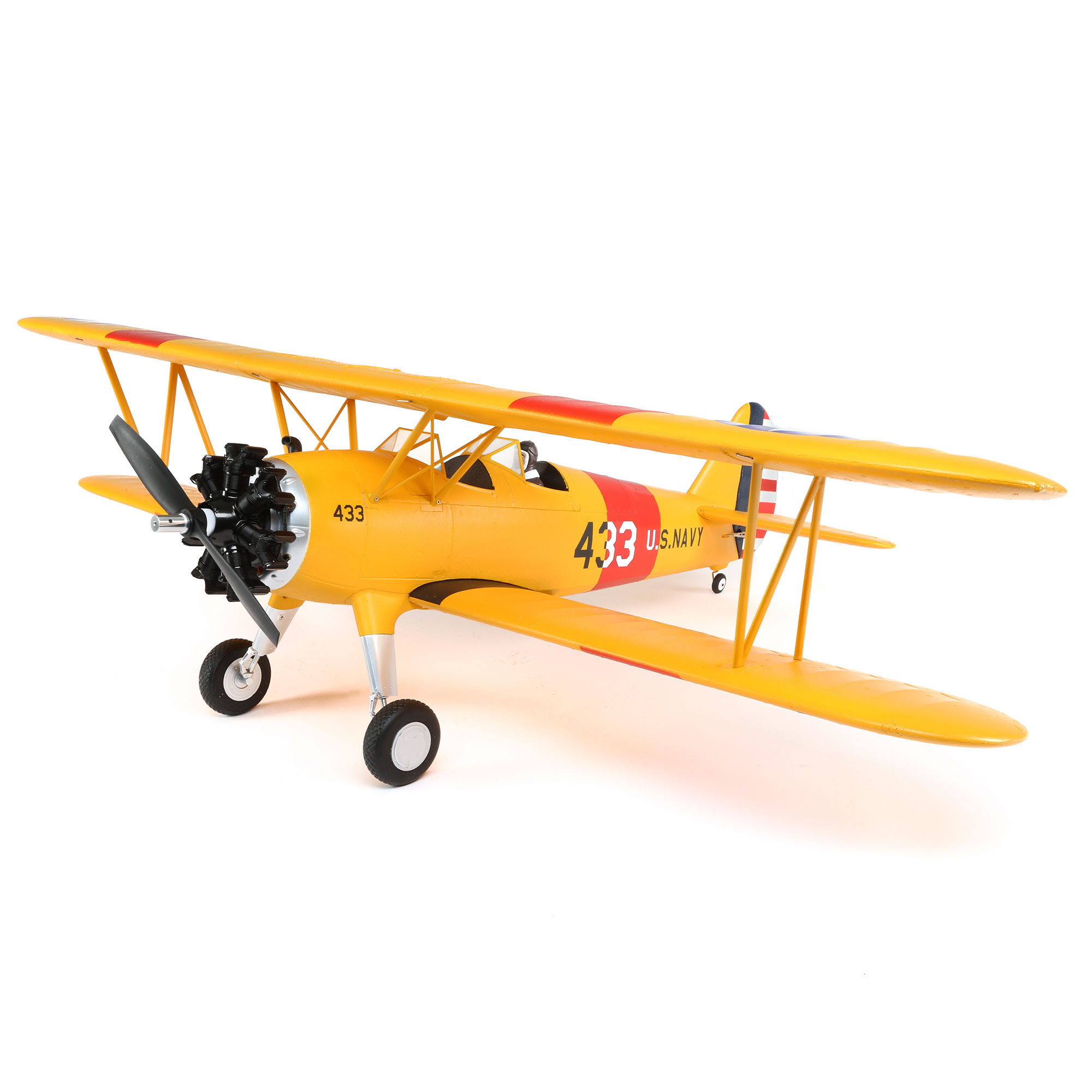 E-flite – PT-17 1.1m BNF Basic with As3x, EFL3350