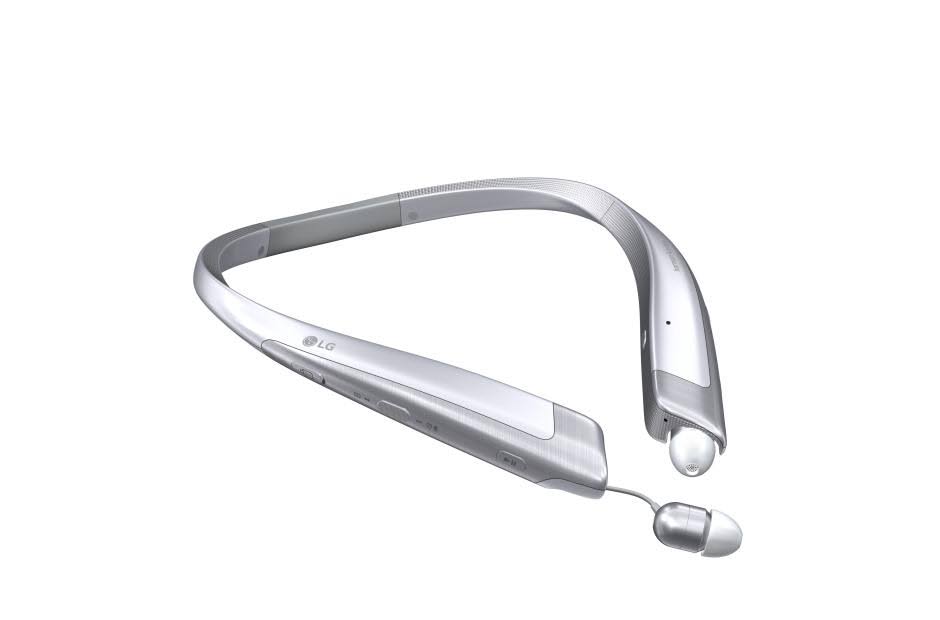 LG Tone Platinum (HBS-1100) Silver Wireless Stereo Headset - Image 2