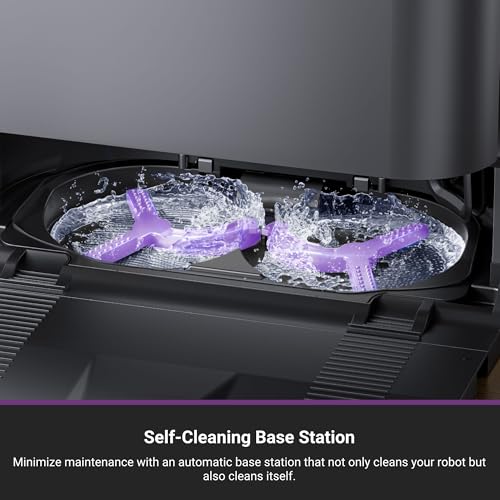 Eureka J15 Pro Ultra Robot Vacuum and Mop with Self Emptying Base, 16,200 Pa Suction, Flex-Arm Design Mop, Auto Mop Hot Water Washing & Hot Air Drying, Anti-Tangle, AI Obstacle Avoidance, Black - Image 20
