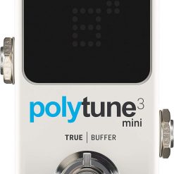 TC Electronic POLYTUNE 3 MINI Tiny Polyphonic Tuner with Multiple Tuning Modes and Built-In BONAFIDE BUFFER