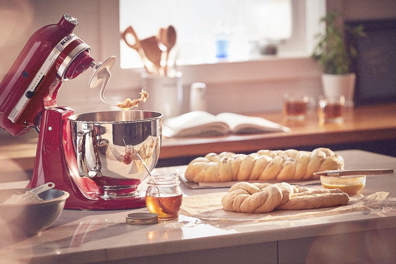 KitchenAid Artisan Series 5 Quart Tilt Head Stand Mixer with Pouring Shield KSM150PS, Cast Iron - Image 122