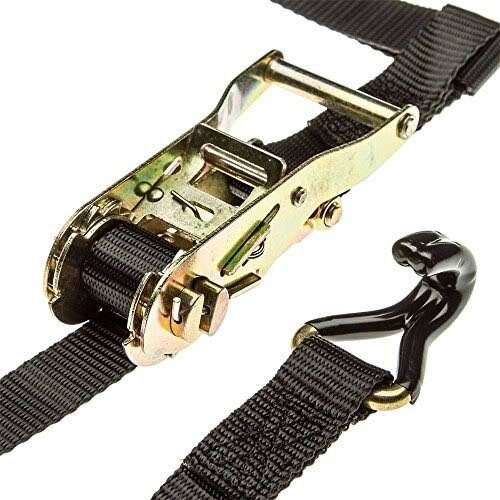 Rage Powersports 2-Pack of ATV or UTV Wheel Anchor Bonnet Ratcheting Tie-Down Straps - Image 5
