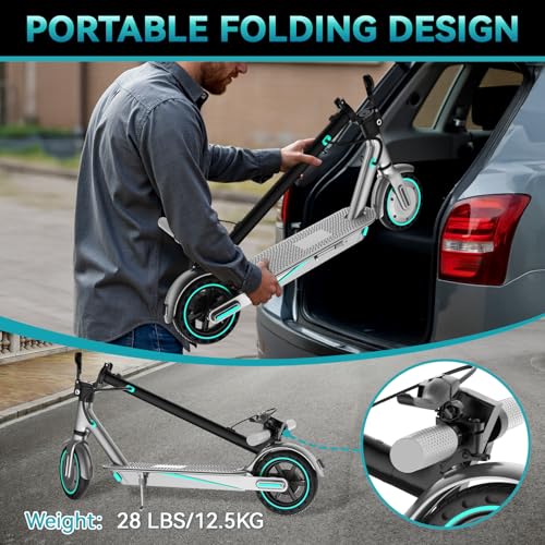 Electric Scooter for Adults, 19/25 Mph Max Speed, 21/25/35 Miles Range,350/500/600W APP Control E-Scooter with 8.5/10 Inflatable tire, Foldable Escooter with App Control, UL 2272 Certified - Image 36