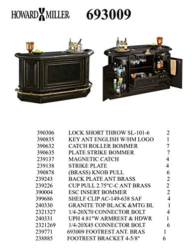 Howard Miller Tivon Wine-cabinets II, Burnished Black - Image 6