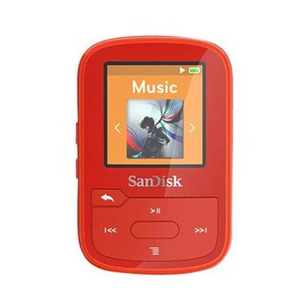SanDisk 16GB Clip Sport Plus MP3 Player Sdmx28-016g-a46r – Red - Image 3