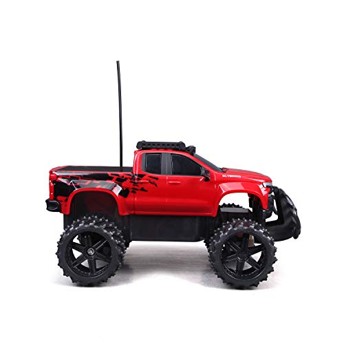 Maisto Tech R/C 1:16 Scale 2.4 GHz Off Road 2019 Chevrolet Silverado, Red - Image 13