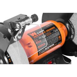 Alternative view of Wen 4282 4.8-Amp 8×22 Bench Grinder with LED Work Lights and Quenching Tray