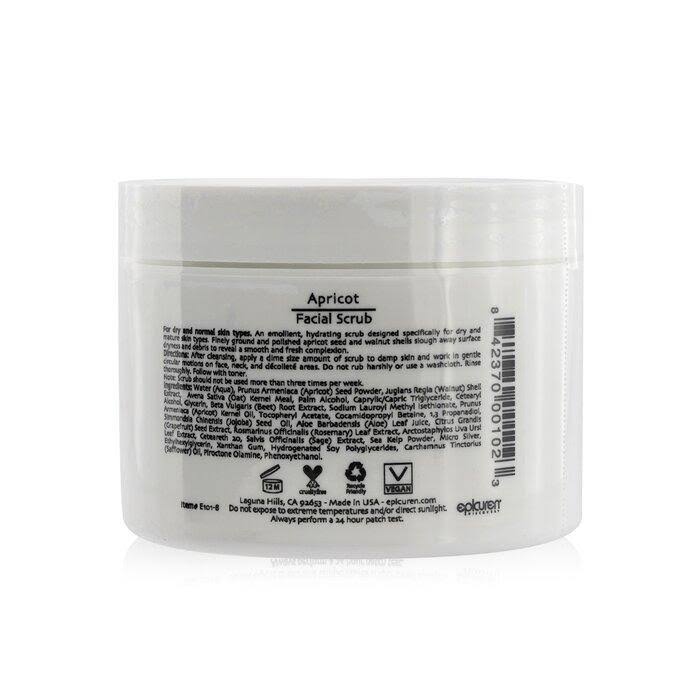 Apricot Facial Scrub – for All Skin Types Except Acneic u0026 Rosacea (Salon Size) 8oz - Image 2