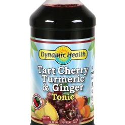 Dynamic Health Tonic – Tart Cherry Turmeric And Ginger – Organic Certified – 16 Oz