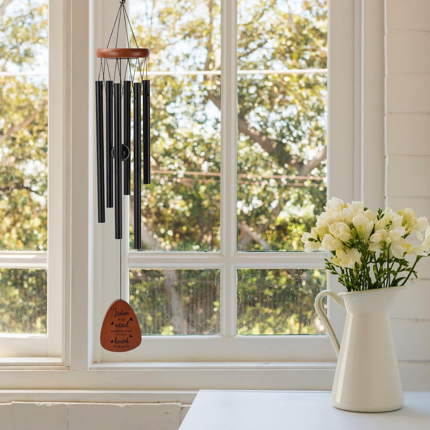 PRSTENLY 26 Inch Memorial Wind Chimes for Loss of Loved One, Sympathy Gift Wind Chimes for Loss of Father Mother Son, Daughter, Friends, Sister, Bereavement Remembrance Gift in Memory of Loved One - Image 6