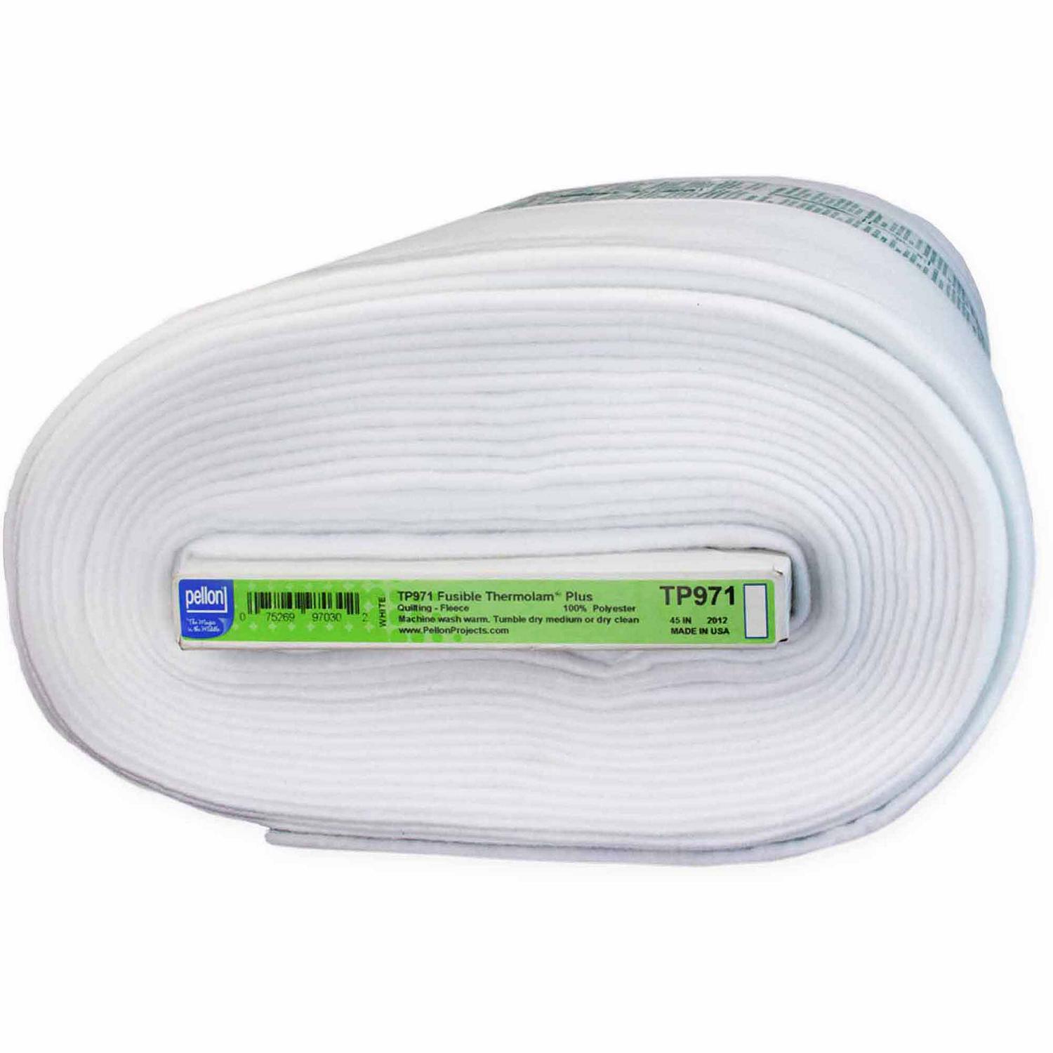 Pellon TP971F Craft Fleece Batting 45 x 10 Yards by the Bolt White
