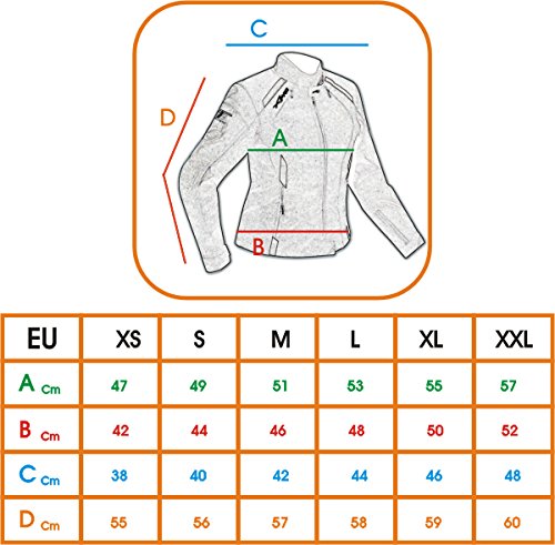 Motorcycle Ladies Strong Textile Jacket Motorbike Armor CE Touring - Image 6