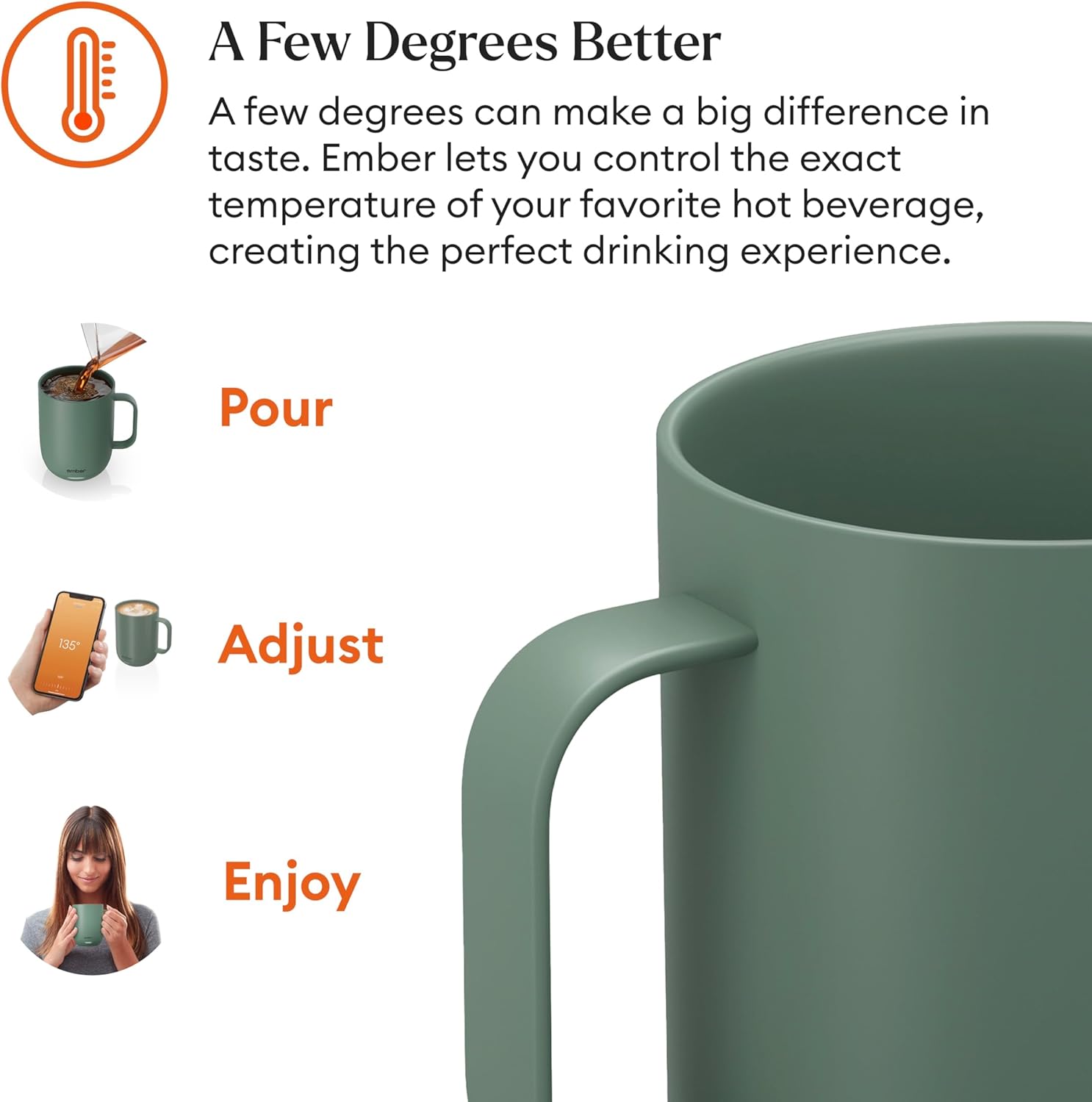 Ember Temperature Control Smart Mug 2, 14 Oz, App-Controlled Heated Coffee Mug with 80 Min Battery Life and Improved Design, White - Image 92