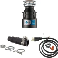 In-Sink-Erator Badger 1 W/ Cord Garbage Disposal, Badger 1, 1/3 HP Continuous Feed