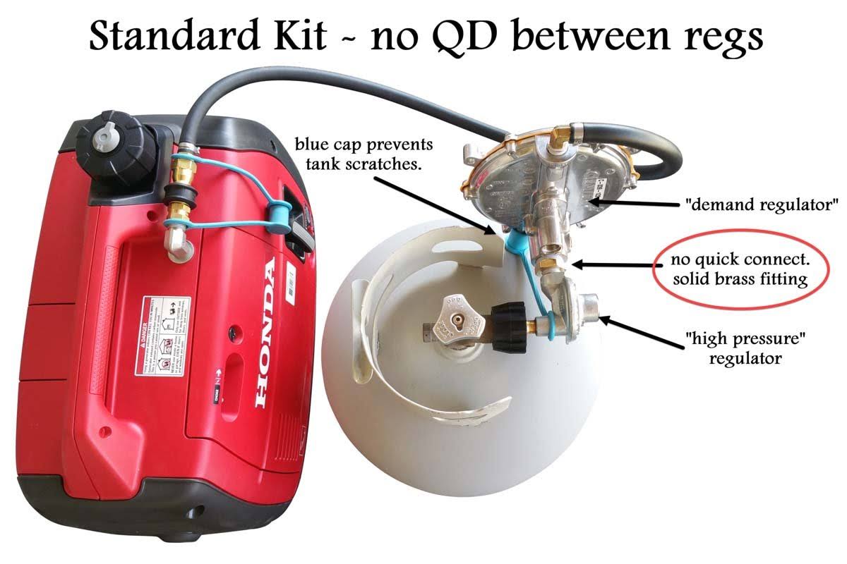 Honda EU2200i Propane, Natural Gas, Gasoline Tri-Fuel Conversion Kit - Image 5